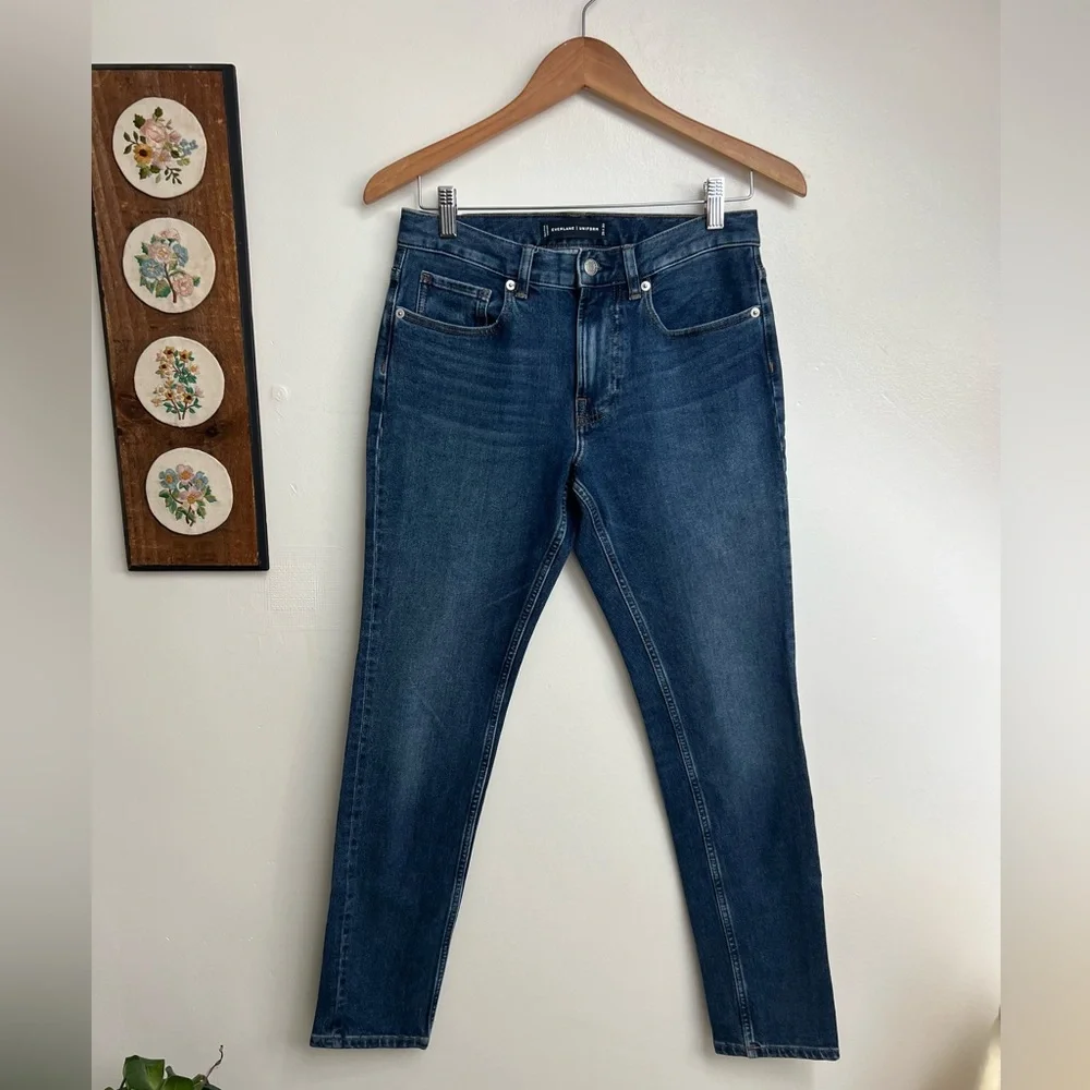 Everlane The Skinny 4-Way Stretch Organic Jean Uniform 29 30